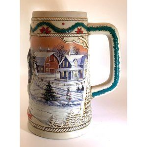 Budweiser American Homestead 1996 Holiday Stein Mug